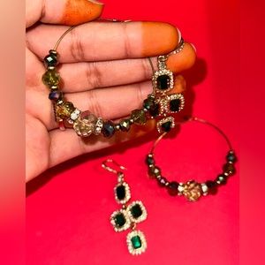 Indian & western earrings
